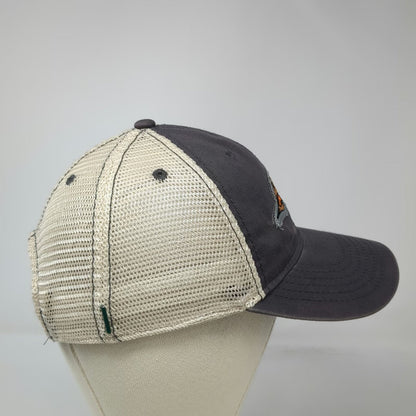 Legacy Trucker Hat Gray One Size North Jetty Brewing Mesh Snapback Patch
