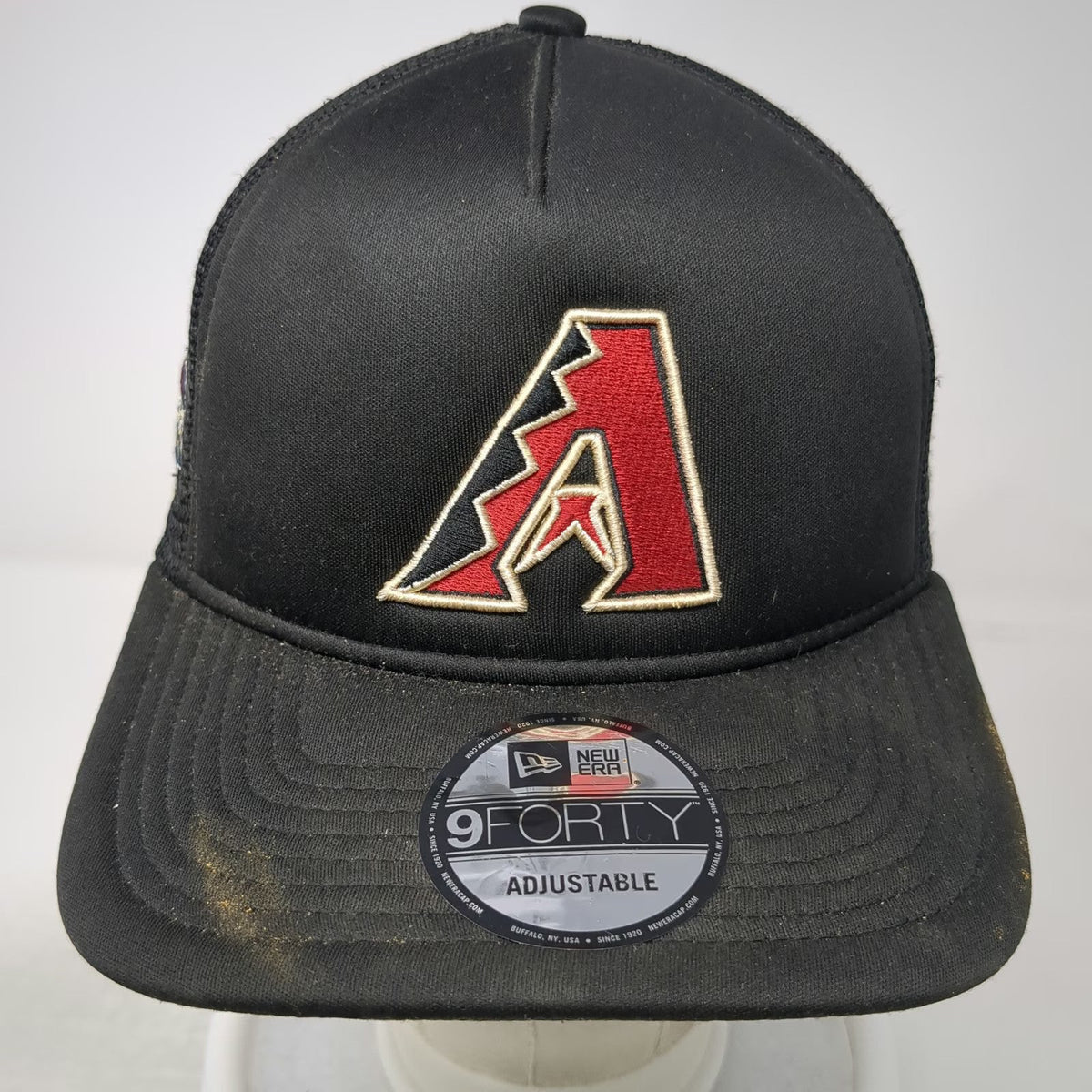 Arizona Diamondbacks MLB New Era Trucker Hat Black 2001 World Series Vintage