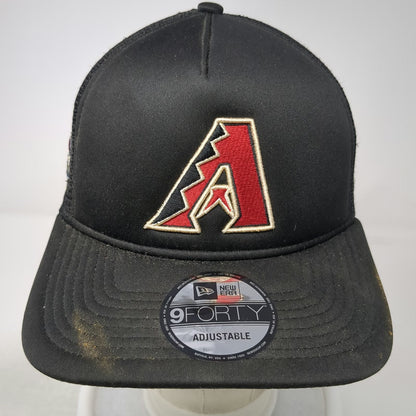 Arizona Diamondbacks MLB New Era Trucker Hat Black 2001 World Series Vintage