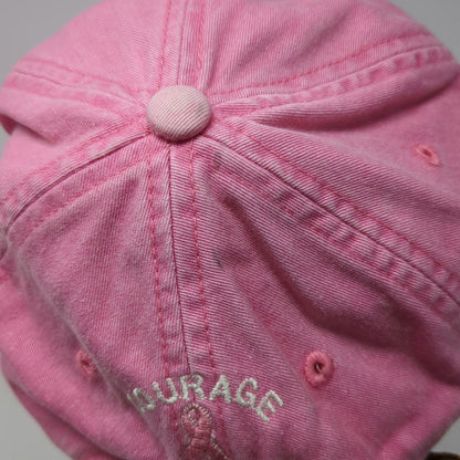 Adams Baseball Cap Pink One Size Mad Lax Lacrosse Breast Cancer Courage Hat
