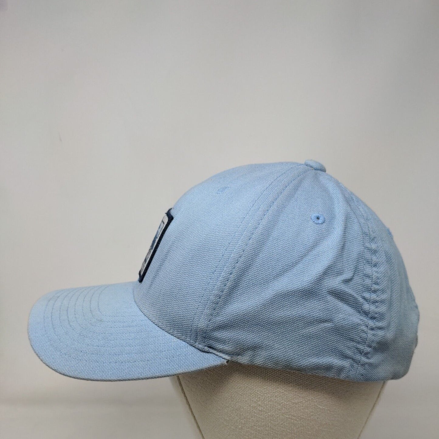 Travis Mathew Patch Snapback Hat Blue One Size Yupoong Flexfit 110