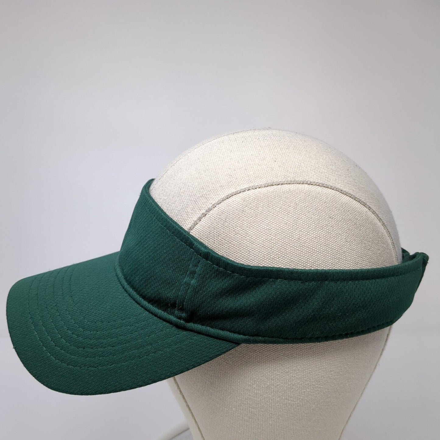 Sport-Tek Golf Sun Visor Hat Green One Size Adjustable Lightweight Blank