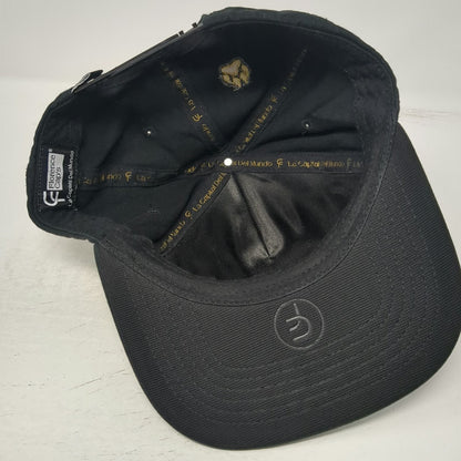 Florence Cap's 5 Panel Black One Size Snapback Lion Un Hijo de Dios Spanish Hat