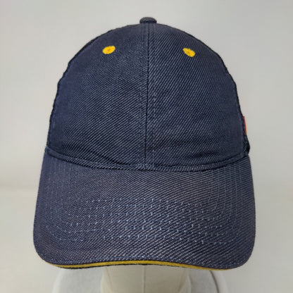 McDonald's Snapback Mesh Back Trucker Hat Blue One Size Employee Uniform