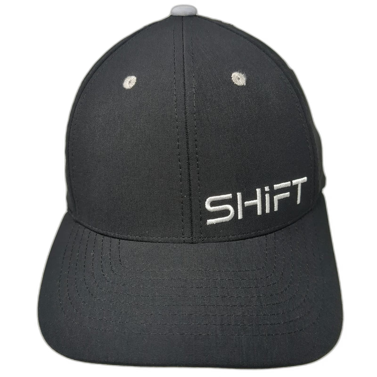 Snapback Black One Size SHIFT Embroidered Logo Structured Baseball Cap Hat