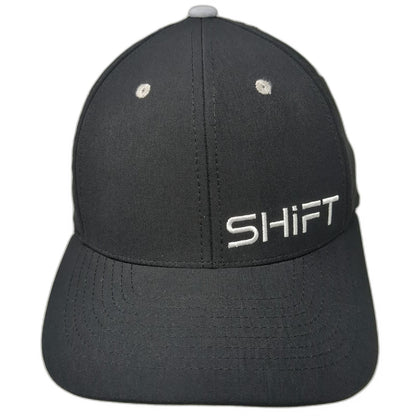 Snapback Black One Size SHIFT Embroidered Logo Structured Baseball Cap Hat