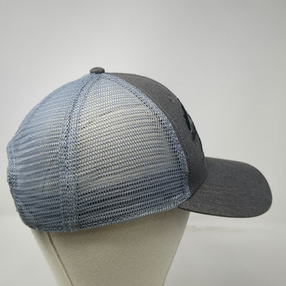 The North Face Trucker Hat Gray One Size Bear Mountain Mesh Snapback Outdoors