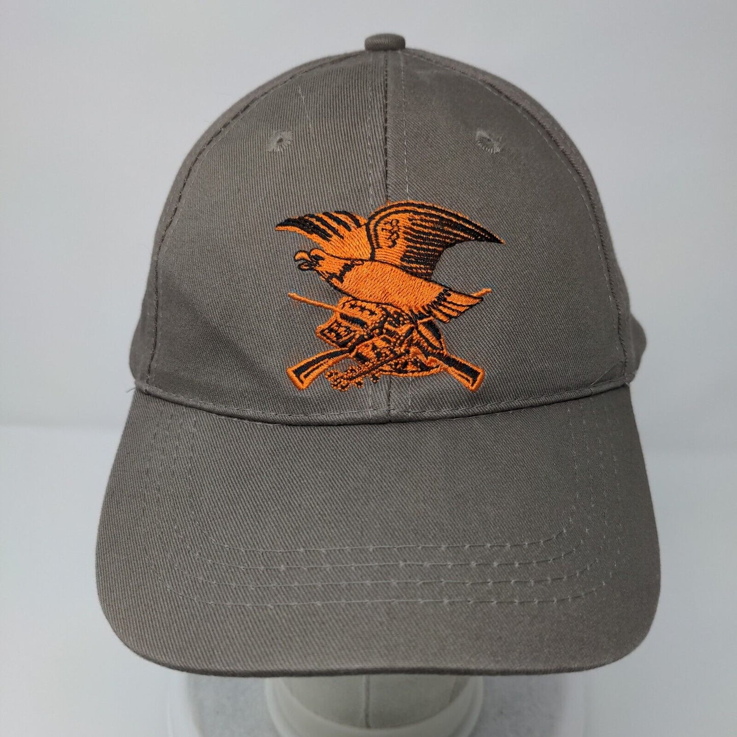 NRA Eagle Strapback Hat Brown One Size Adjustable Embroidered 6 Panel
