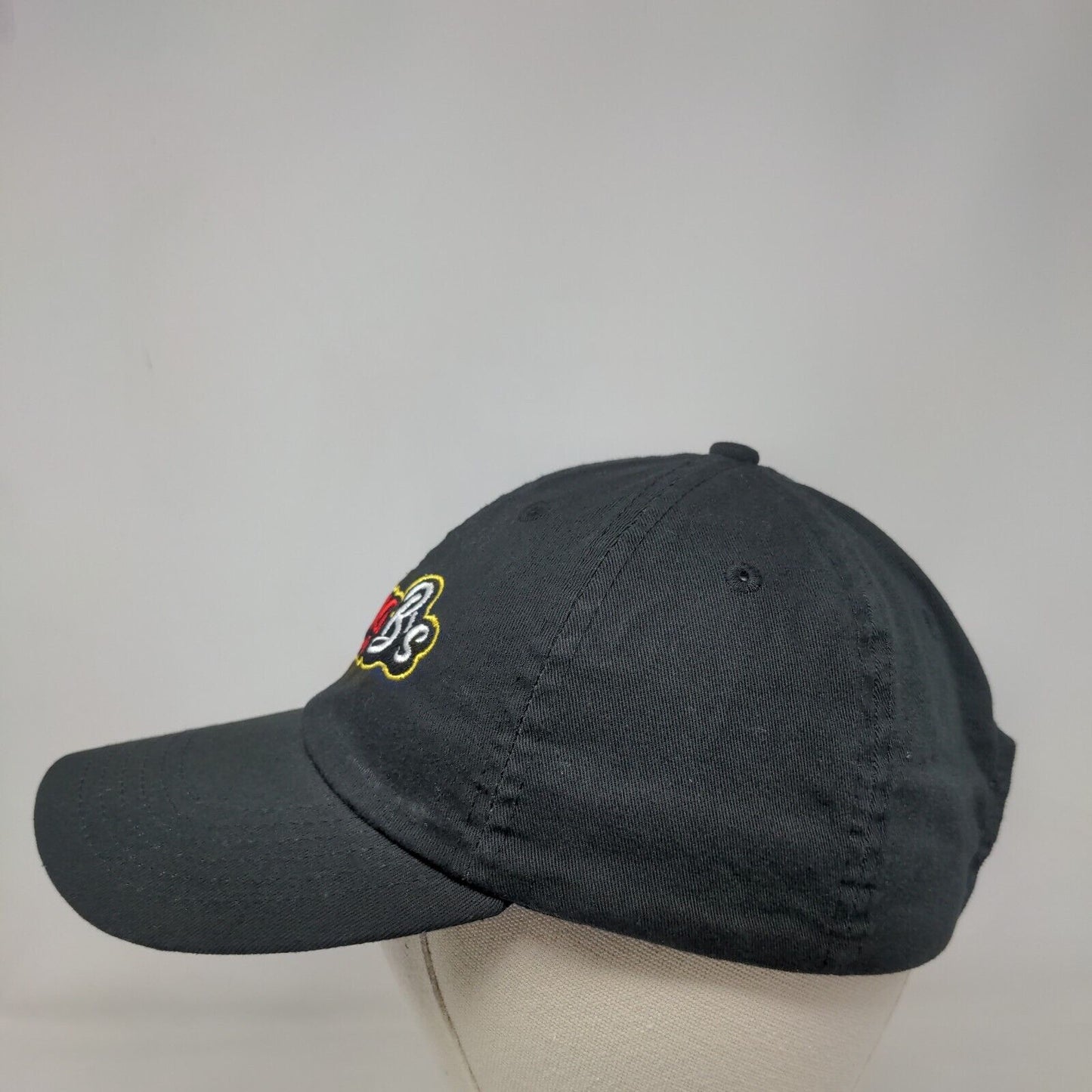 Mama B's Pizzeria Slideback Hat Black One Size Adjustable Embroidered Cotton