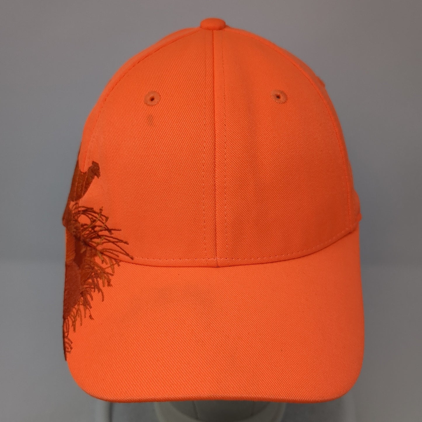 Wild Life Dri-Duck Baseball Cap Orange One Size Adjustable Vented Holes 6 Panel