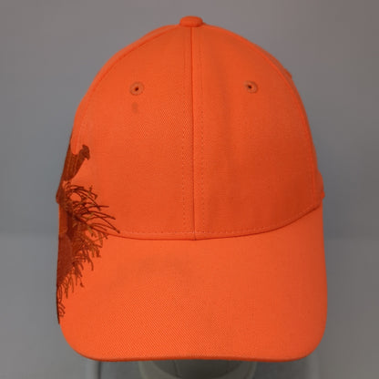 Wild Life Dri-Duck Baseball Cap Orange One Size Adjustable Vented Holes 6 Panel