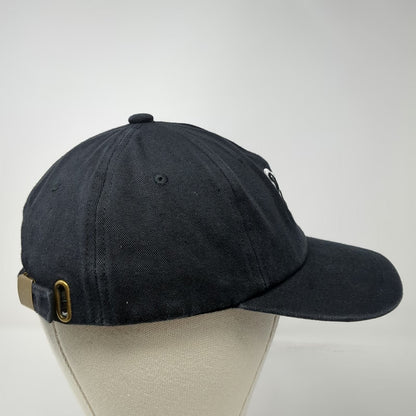 Black Baseball Cap One Size Drink SIP Embroidered Patch Cotton Hat Slideback