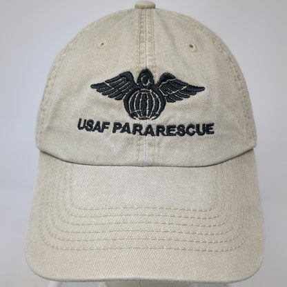OTTO Baseball Cap Beige One Size Hat USAF Pararescue Military Strapback Cotton