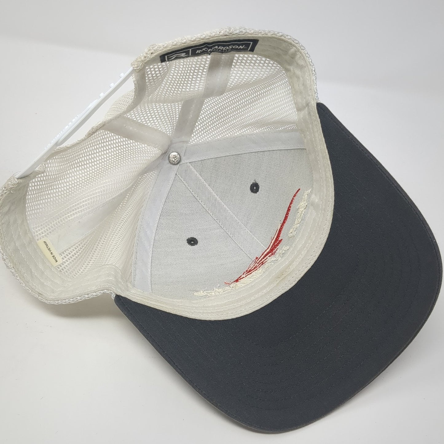 Fish Fighter Products Trucker Hat Gray One Size Adjustable mesh back Richardson