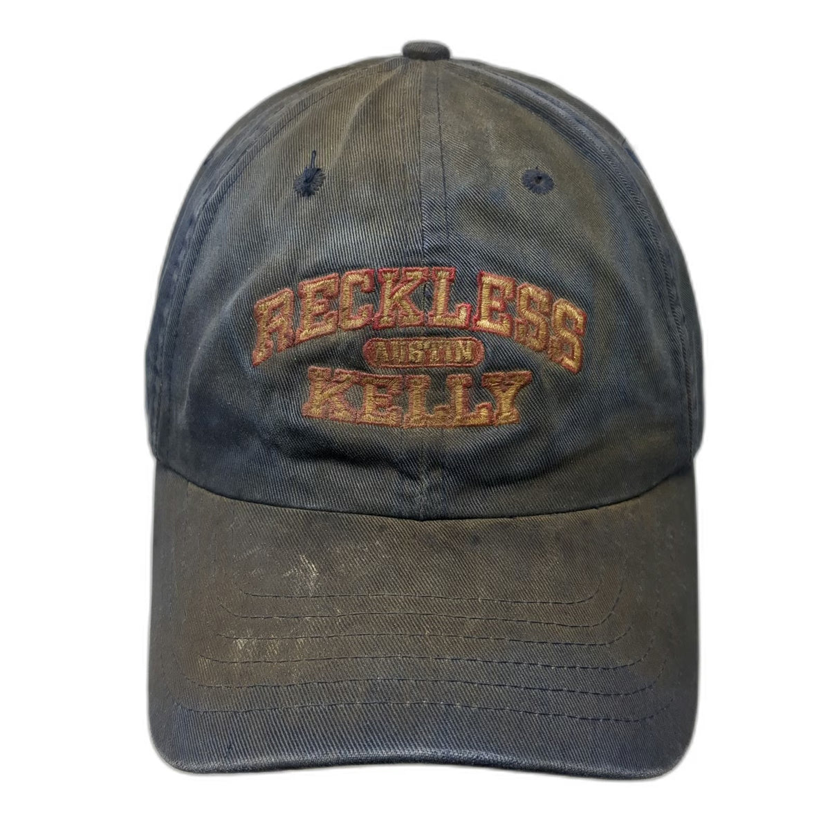 Udamon Reckless Kelly Band Baseball Cap Blue One Size Slideback Faded Hat