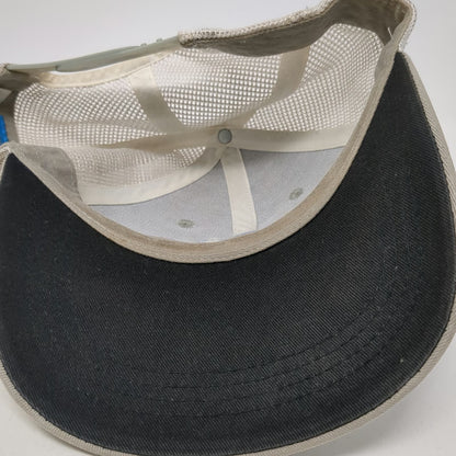 Costa Trucker Hat Gray Blue One Size Mesh Snapback Fish Graphic Embroidered