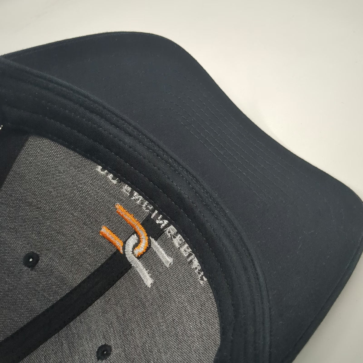 Richardson Trucker Hat Black One Size Mesh Back Snapback OC Engineering Logo