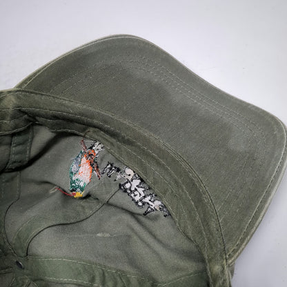 Fahrenheit Baseball Cap Green One Size Madera Canyon Bird Embroidered Strap Hat