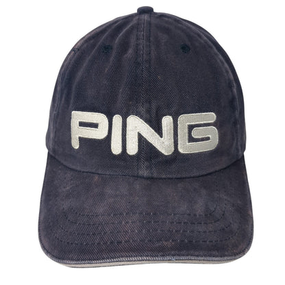Ping Slideback Baseball Cap Blue One Size Adjustable Embroidered 6 Panel