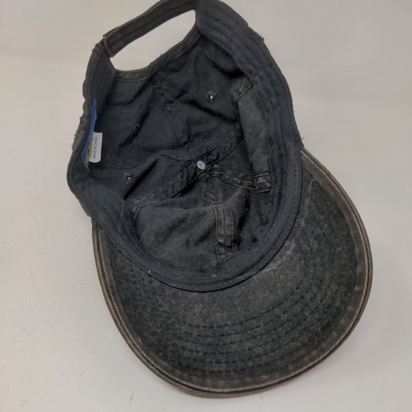 Royal Resortwear Men's Strapback Hat Black Adjustable 100% Cotton