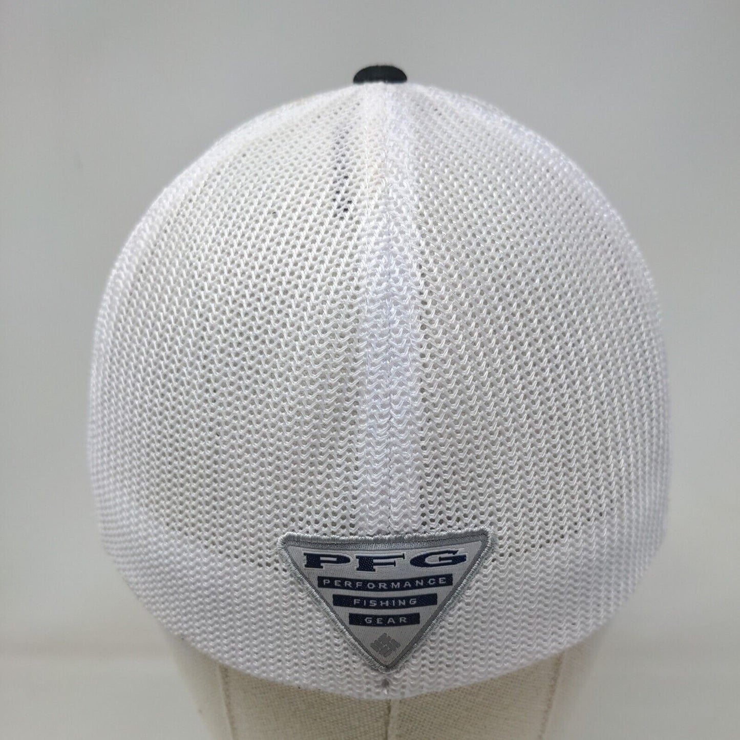 Columbia PFG Men's Fitted Hat Black Mississippi State Embroidered Logo