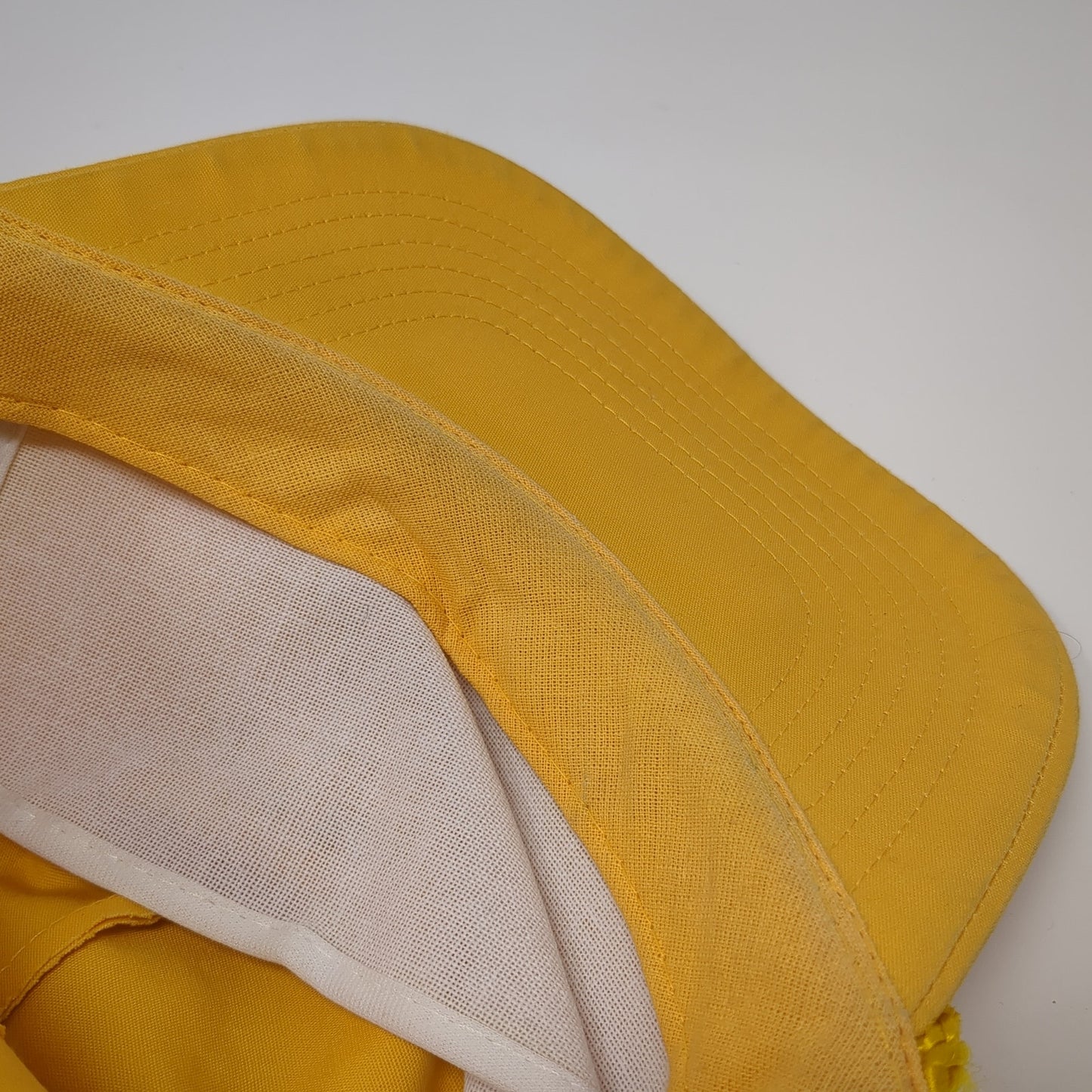 Cap St. Maur Snapback Hat Yellow One Size Adjustable 6 Panel Rope KC Caps
