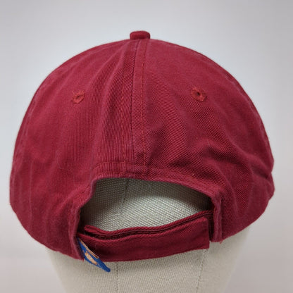 Harrah's Cherokee Casino & Hotel Strapback Hat Red One Size Embroidered