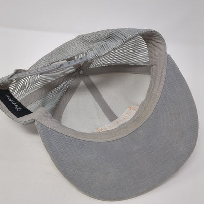 Brixton Manufacturing Co. Snapback Trucker Hat Gray OS Adjustable Mesh Back