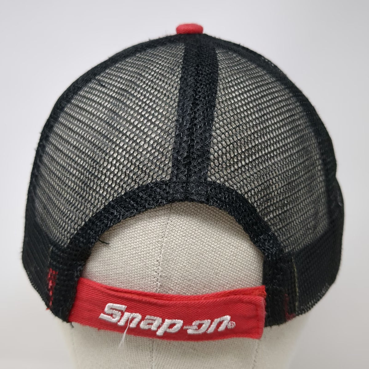 Snap-on Rock N' Roll Cab Express Hat Red Baseball Cap One Size Mesh Stitching