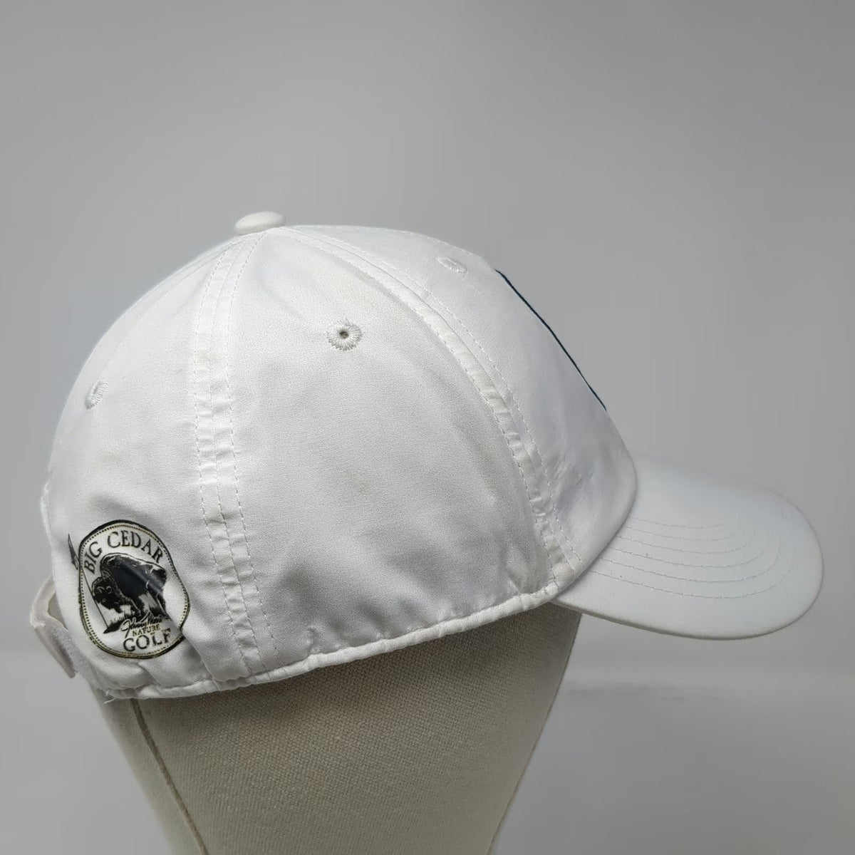 Baseball Cap White One Size Strapback Applied Underwriters Invitational Golf Hat