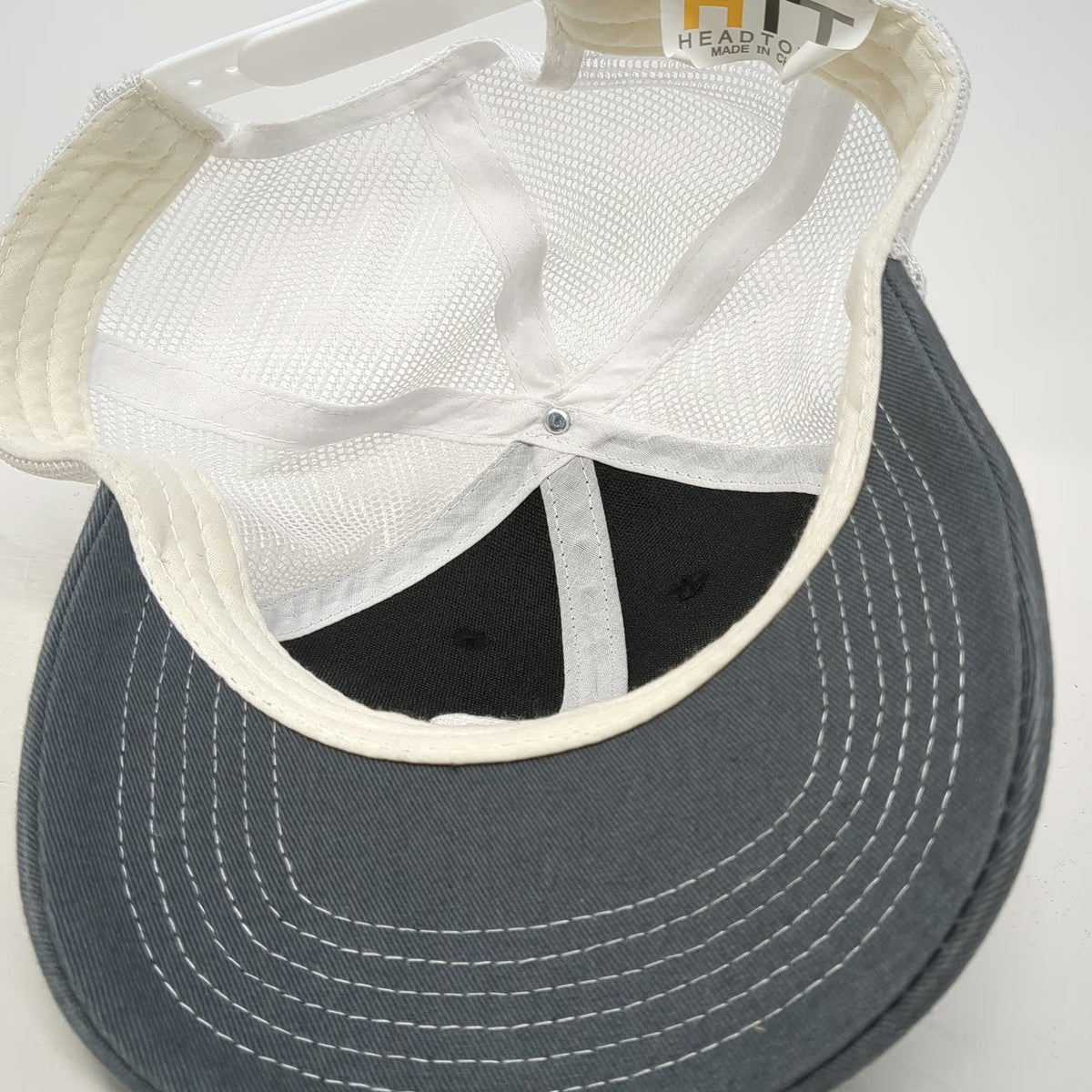 10 Roads Express Trucker Hat Black Gray One Size Mesh Snapback Structured Hat