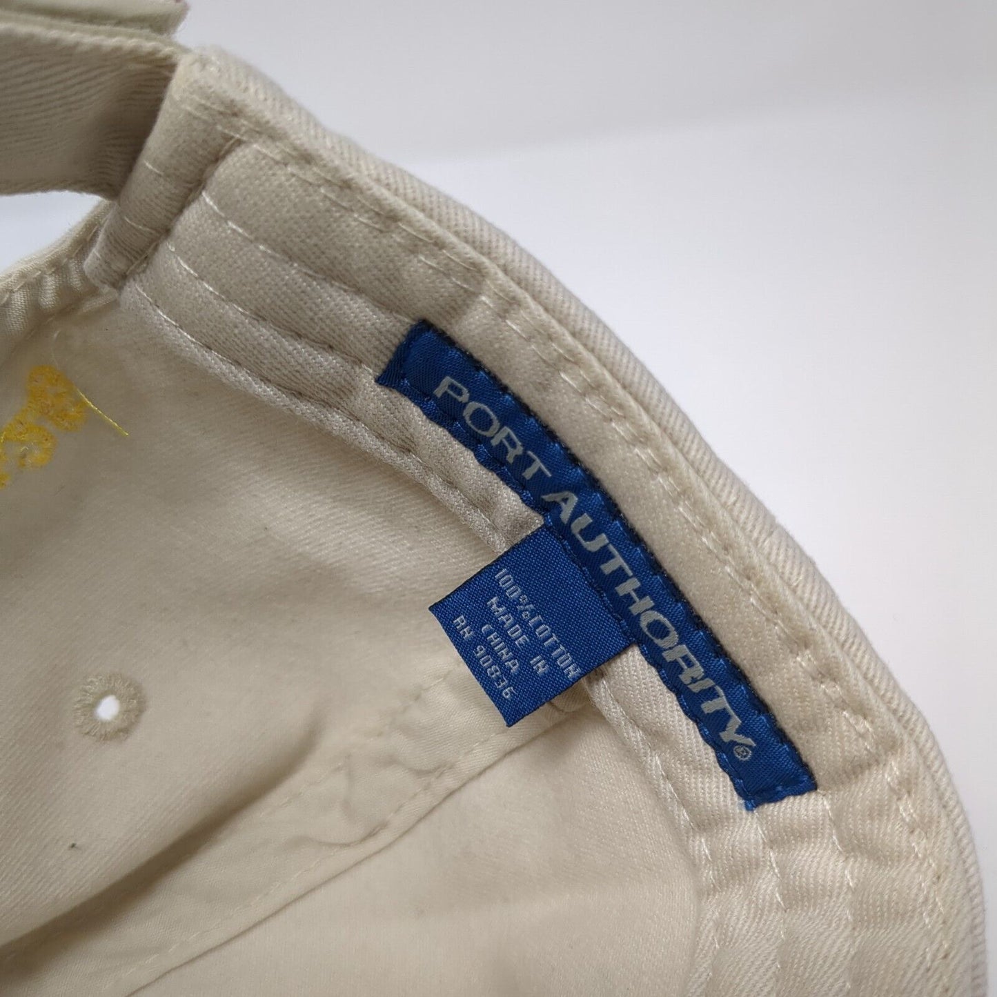 Shastina Millwork Strapback Hat Tan OS Adjustable Embroidered Port Authority