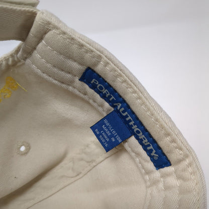 Shastina Millwork Strapback Hat Tan OS Adjustable Embroidered Port Authority
