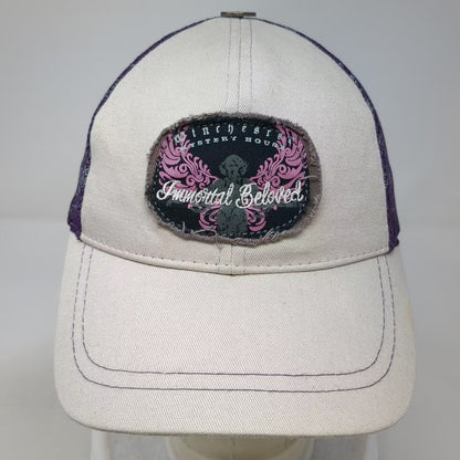 Winchester Mystery House Immortal Beloved Gray Purple Mesh Trucker Hat One Size