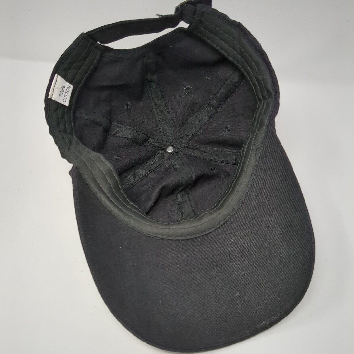 Crown Bling Rhinestone Slideback Hat Black One Size Adjustable 6 Panel