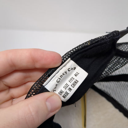 Gem Fuel Company Snapback Mesh Back Foam Trucker Hat Black OSFA Shell Logo