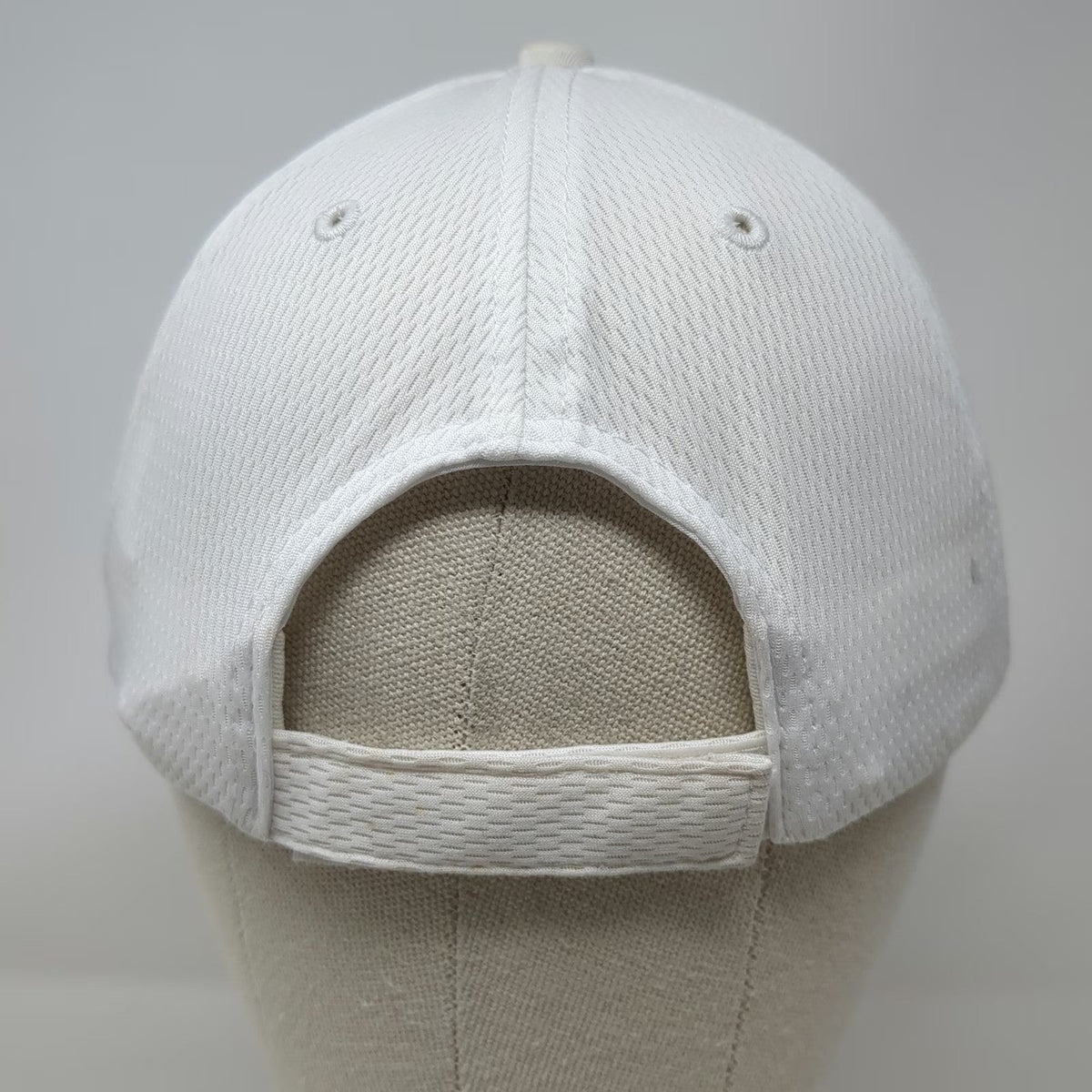 Crown Royal Baseball Cap White One Size Fishing Mesh Back Strapback Logo Hat