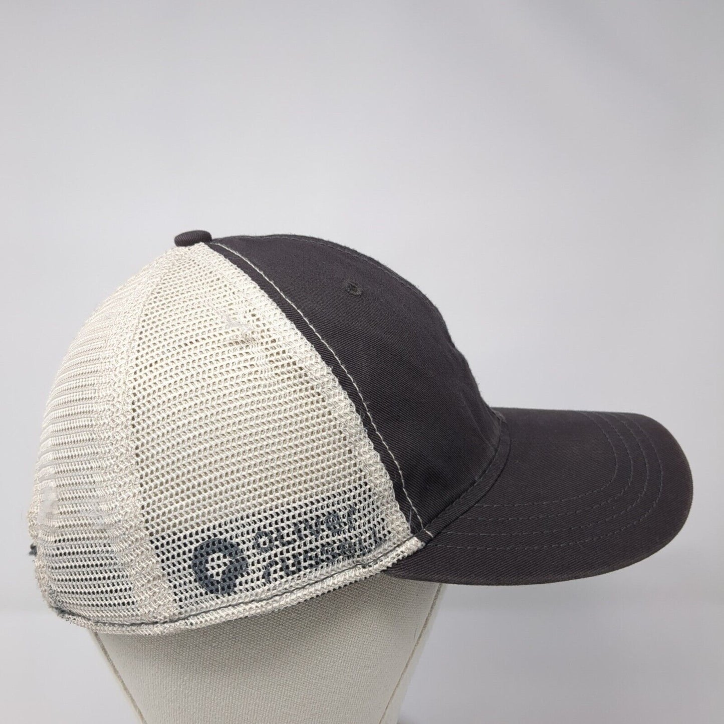 May in Motion Strapback Trucker Hat Gray OS Adjustable Mesh Back Paramount