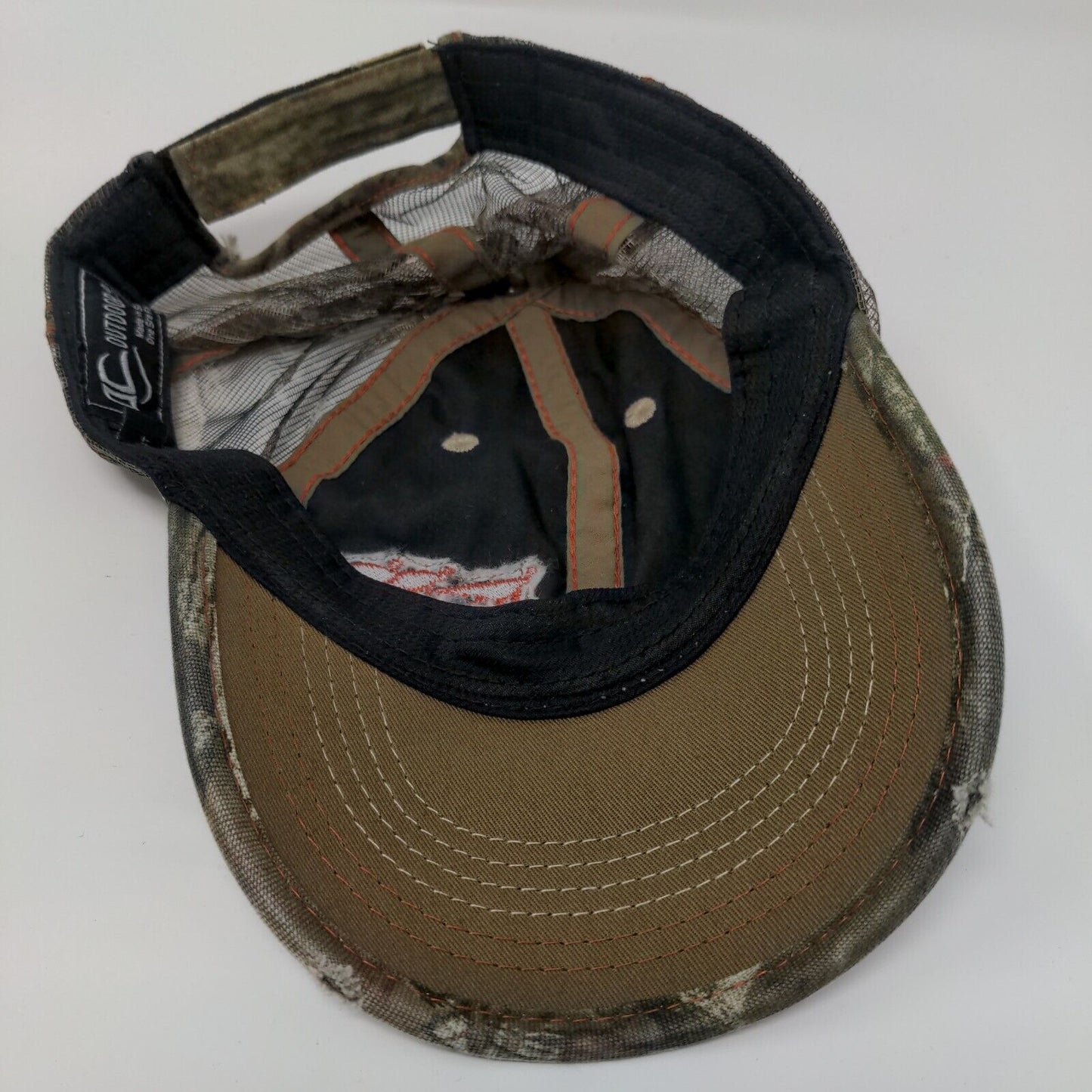NWTF Strapback Mesh Back Trucker Hat Camo OSFA Outdoor Cap Hunting