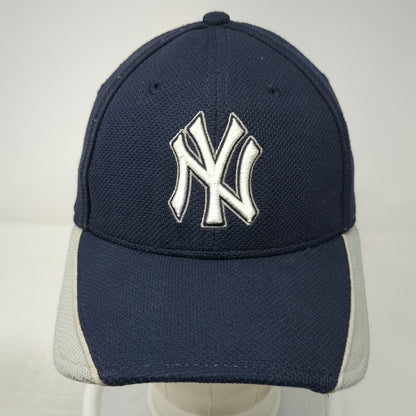New Era New York Yankees MLB Baseball Cap Blue M Diamond Era Fitted Stretch Hat