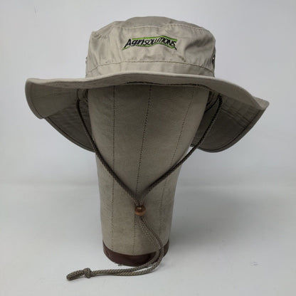 OC Sports Men's Boonie Hat Wide Brim Tan Size OSFM Embroidered Agrisolutions
