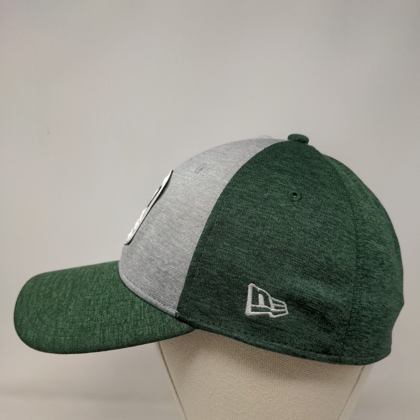 New Era Men's Fitted Hat Green Gray New York Jets 3D Logo 39Thirty