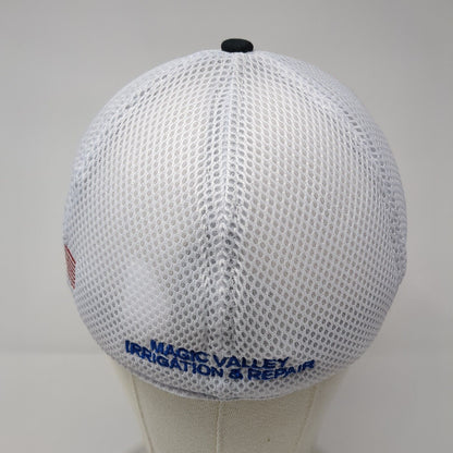 Magic Valley Irrigation & Repair Fitted Trucker Hat Black M/L Mesh Back New Era