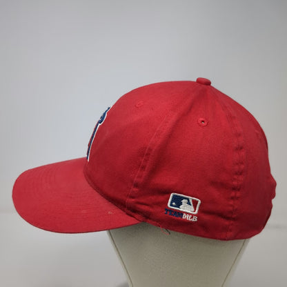OC Sports Los Angeles Angels MLB Baseball Cap Red One Size Strapback Hat Logo