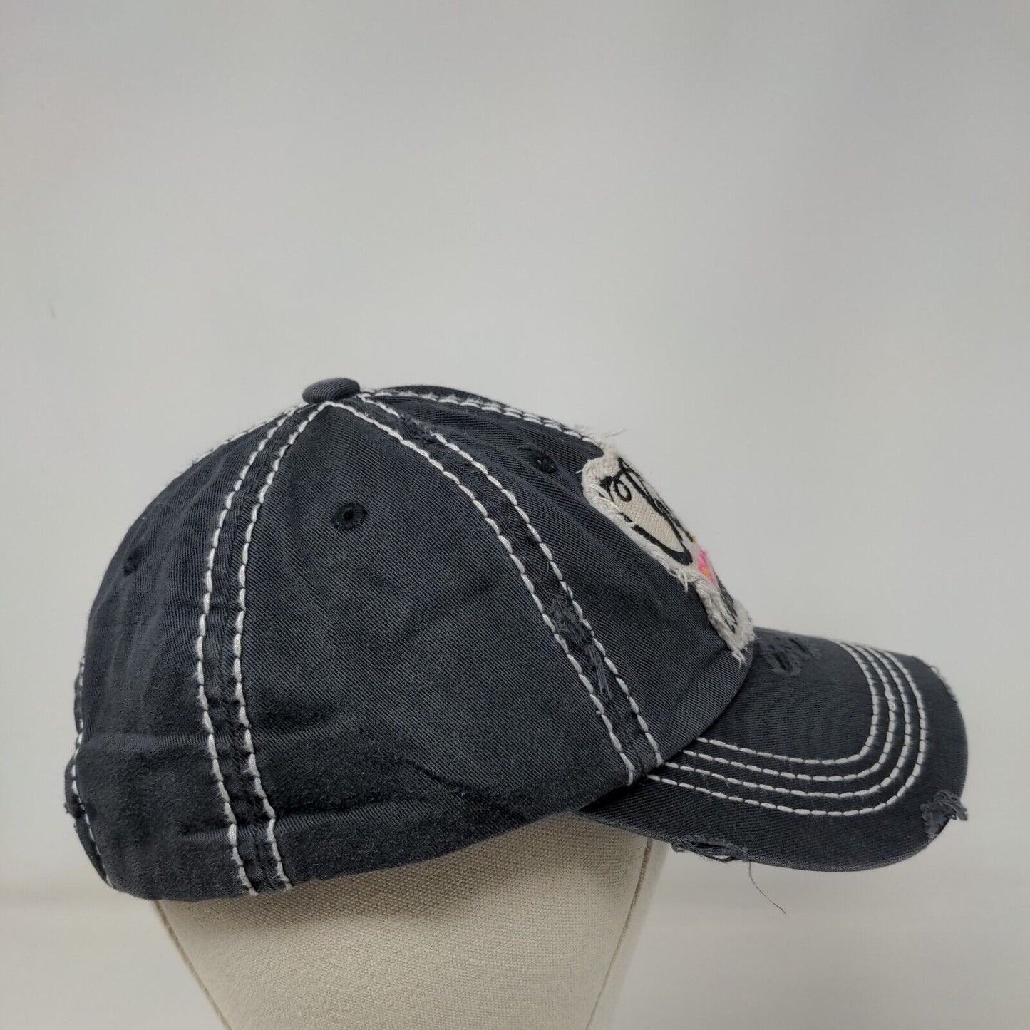 Chaos Coordinator Strapback Hat Gray One Size 6 Panel Adjustable