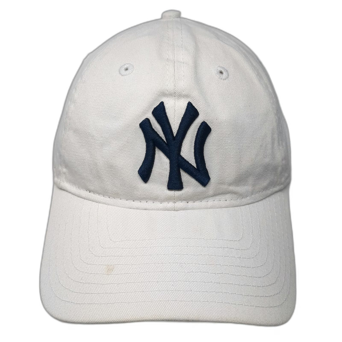 New York Yankees MLB New Era Baseball Cap White L 49FORTY Gray Under Brim Hat