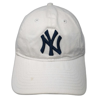 New York Yankees MLB New Era Baseball Cap White L 49FORTY Gray Under Brim Hat