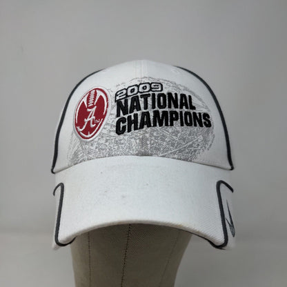 Nike Men's Strapback Hat White OSFA Official Locker Room Alabama Crimson Tide