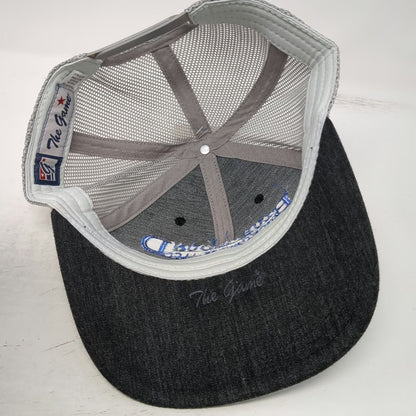 The Game Trucker Hat Gray One Size Blue Ground Northwest LLC Mesh Snapback Brim