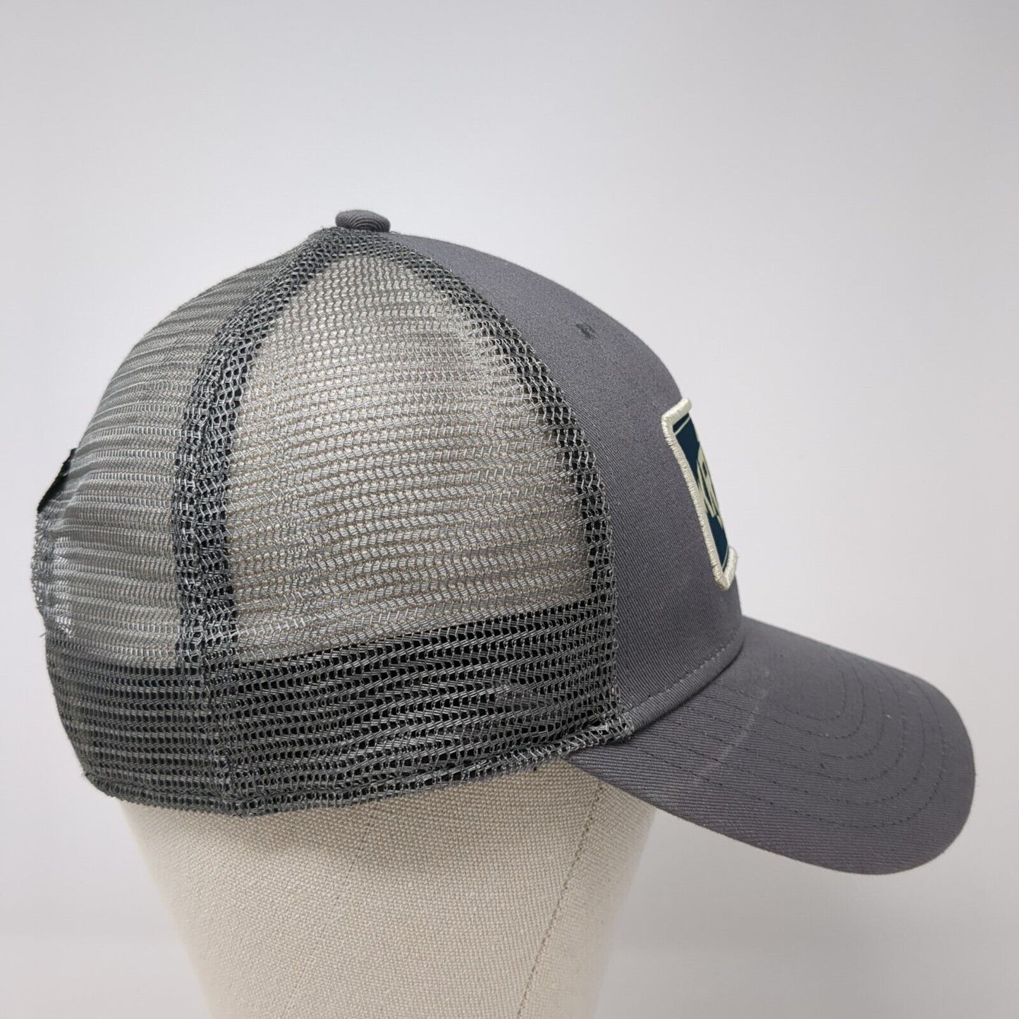 Kryptek Snapback Trucker Hat Gray One Size Mesh Back Outdoor Cap 6 Panel
